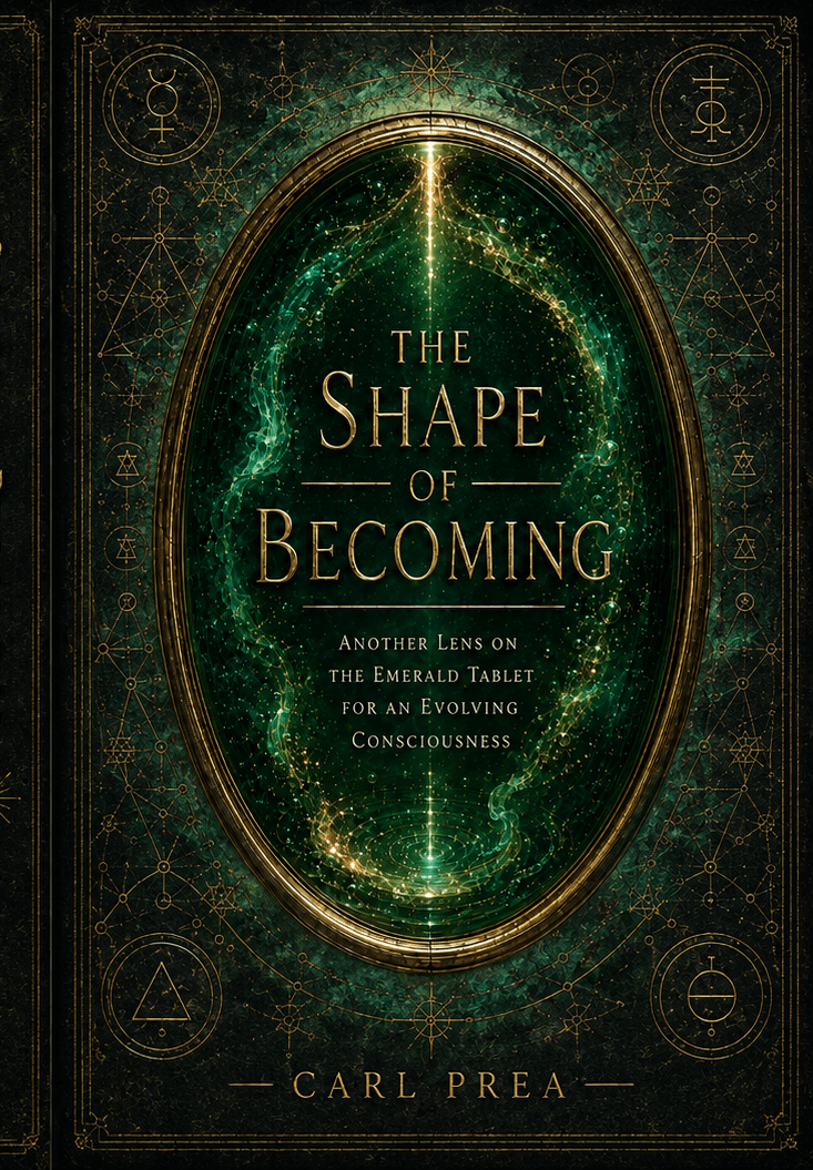 Cover of The Shape of Becoming — Emerald Tablet